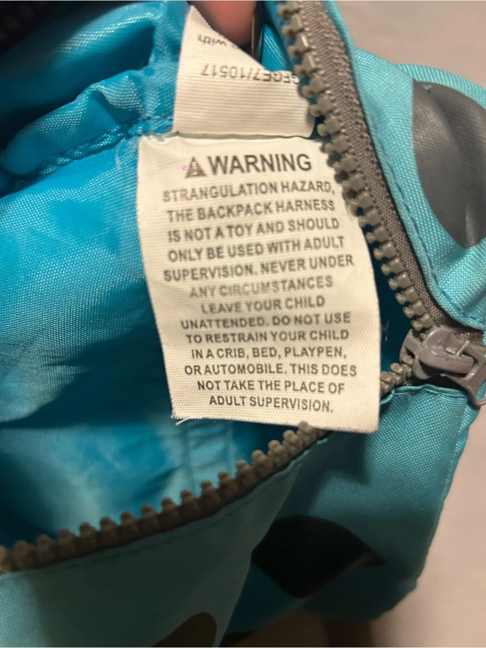 Dino Spike Backpack little kid - Teal & Yellow